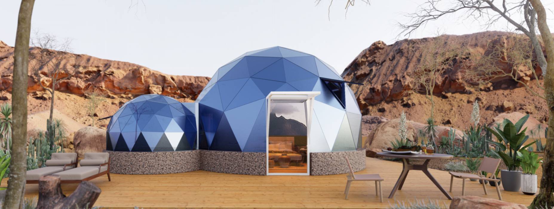 长寿区球形智能光伏玻璃星空房